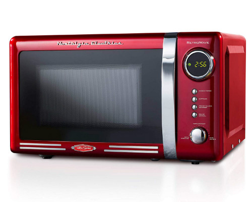 Nostalgia Rmo770red Retro Countertop Microwave Oven For Sale In