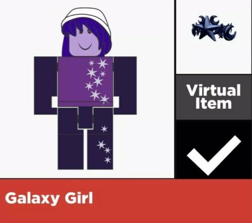 Roblox Galaxy Girl Virtual Game Code Only - 