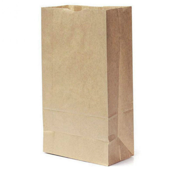 50 × Wholesale Brown Paper Bags for Lunch, Grocery Items for sale in Jamaica | 0